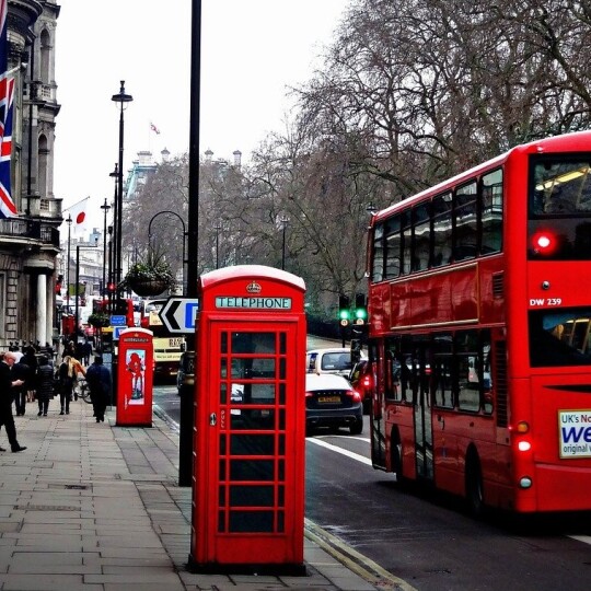 Public bus journey start London